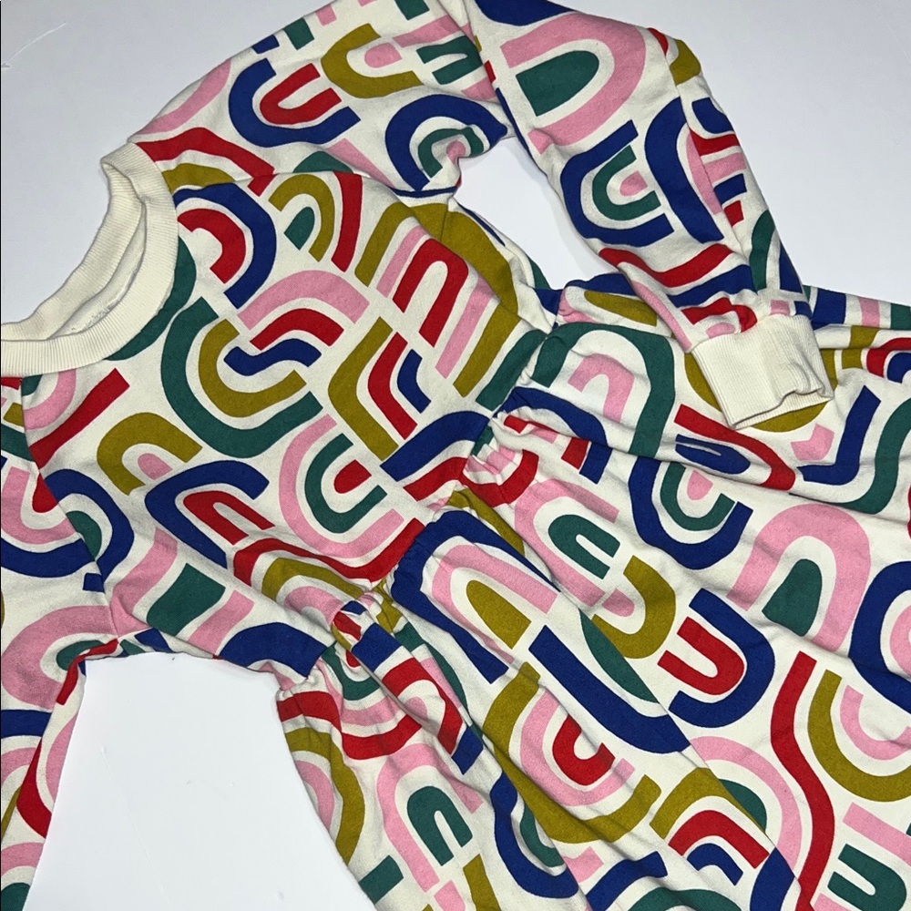 Girls Hanna Andersson White Knit Fabric - Picture 3 of 9